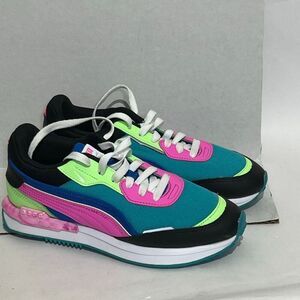 Puma Women's Multicolor City Rider Lace Up Athletic Sneaker Shoes Size 7.5